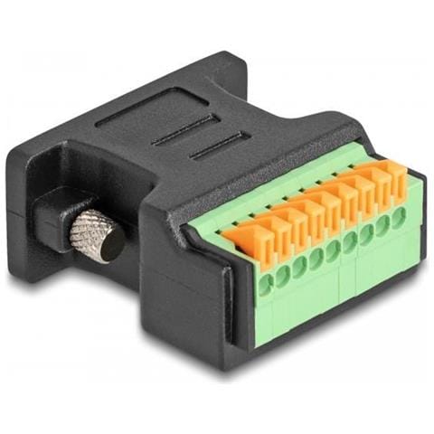 Adattatore Da Presa D-sub 9 A Morsettiera Con Pulsante - Foto 2