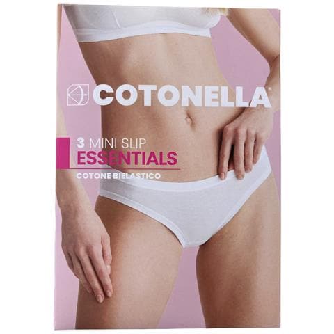 Slip Mini Donna Cotone Bielastico Art. 3362 Conf. 3pz (2/s Bianco) - Foto 2