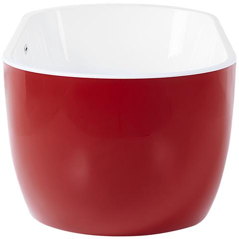 Vasca Da Bagno Freestanding Nevis 160 X 75 Cm Rosso - Foto 8