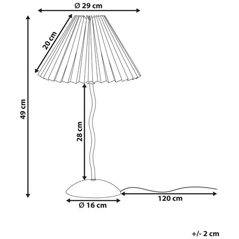 Lampada Da Tavolo Jikawo Metallo Nero - Foto 7