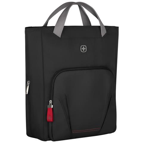 Borsa Per Pc Portatile 15,6'' Motion Vertical Con Tasca Per Tablet, Nero - Foto 2