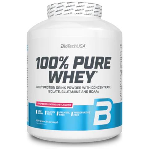 Biotech Usa 100% Pure Whey 2270g Cheesecake Al Gusto Di Lampone - Foto 1