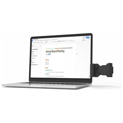 Supporto Per Smartphone Su Pc Portatile E /o Schermo Pc Ergonomico, Nero - Foto 1