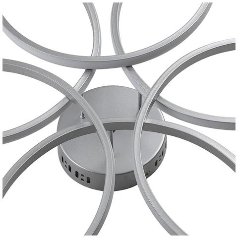 Lampadario Plafoniera 48W Luce Bianco Caldo 3000K 2580lm Design Fiore Moderno - Foto 2