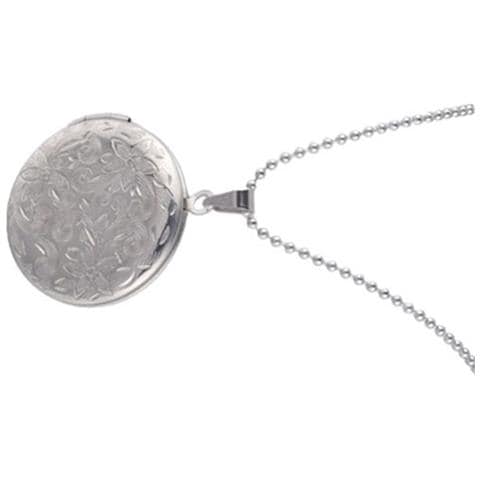 Collana Con Ciondolo Rotondo Modello Vintage, Catena Da 45 Cm - Foto 3