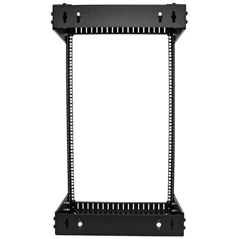 Armadio Rack a Muro 19" 18U - Armadio di rete /Quadro rack 19 pollici a profondità regolabile 30-50cm - Resistente Server rack a parete a 2 montanti per AV /Dati /Telecomunicazioni /Attrezzature IT /Switch - Foto 4