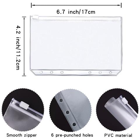 Set Di Pianificatori Di Budget Macaron Binder White - Foto 3