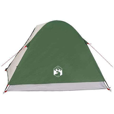 Tenda da Campeggio a Cupola per 3 Persone Verde Impermeabile - Foto 8
