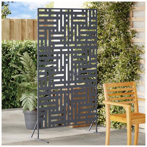 pannello di cancello in metallo Antracite Metallo Grande Durevole - Foto 2