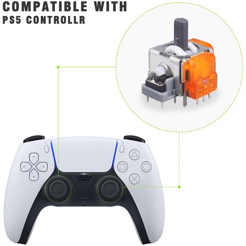Joystick Con Effetto Hall Tmr Compatibile Con Controller Ps5 - Set 7in1 - Foto 4