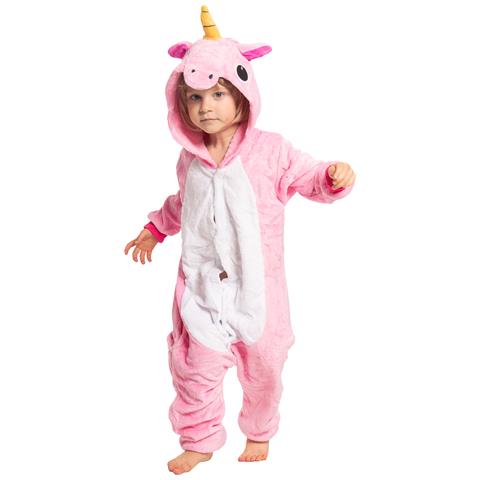 Pigiama Per Bambini Kigurumi Onesie Costume Pegaso Rosa 125-135 Cm - Foto 2