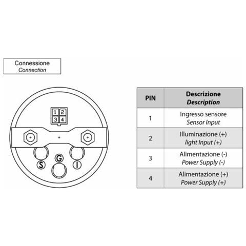Indicatore Temperatura Acqua Analogico 40-120° Da 12v - Foto 3