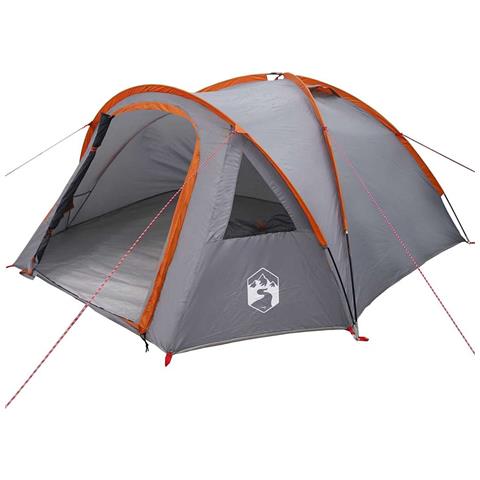 Tenda da campeggio Grigio e arancione 308 x 268 x 130 cm - Foto 1