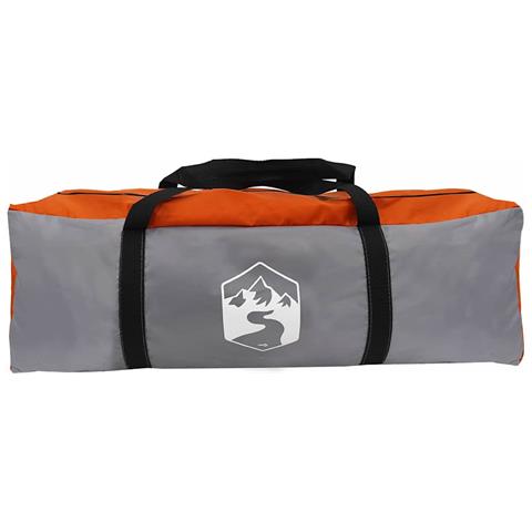 Tenda da campeggio Grigio e arancione 308 x 268 x 130 cm - Foto 9