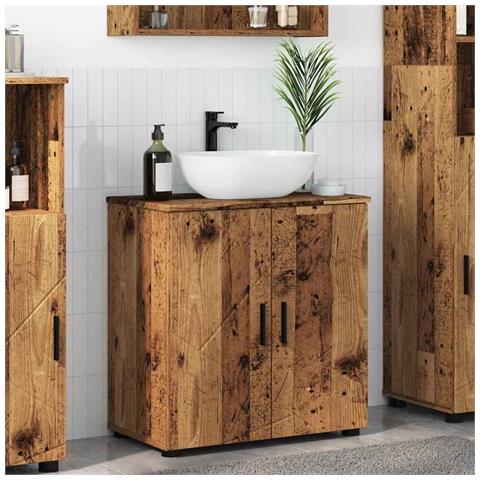 Mobile da Bagno Legno vecchio 61 x 35 x 64 cm Legno multistrato - Foto 2