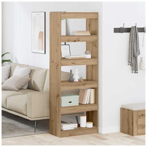 Armadio per Libri rovere artigianale 60 x 30 x 166 cm - Foto 2