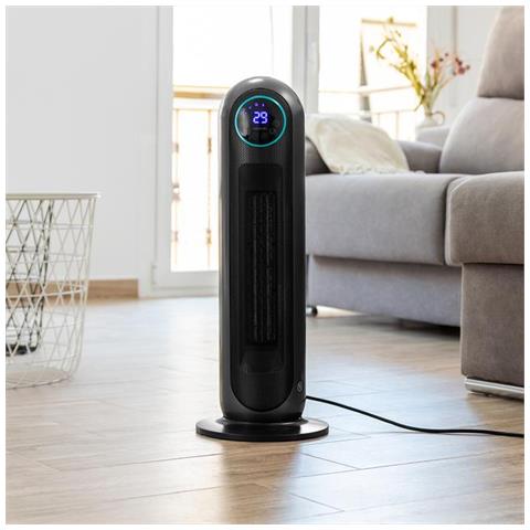 05826 stufetta elettrica Interno Nero, Acciaio inox 2200 W Riscaldatore ambiente elettrico con ventilatore - Foto 2