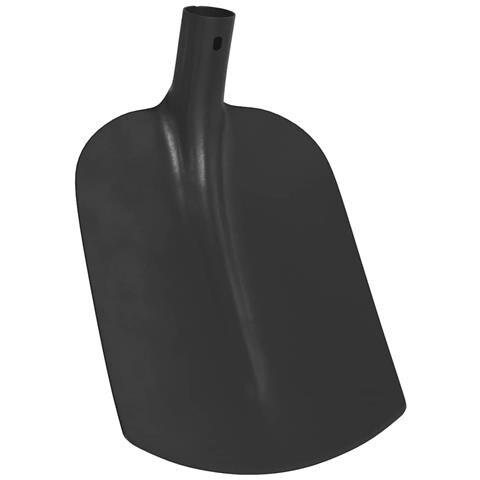 Testa di Pala Nero 34,5 x 24 cm Acciaio verniciato a polvere - Foto 1