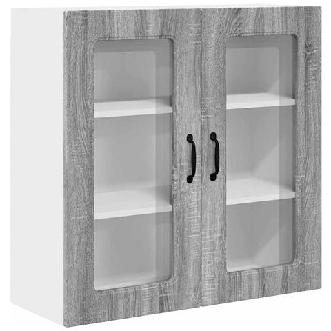 Pensile cucina Grigio Sonoma 80 x 31 x 80 cm Legno multistrato - Foto 1