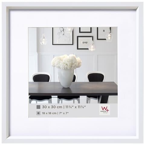 Steel Style Cornice In Plastica 20x20 Bianco - Foto 1
