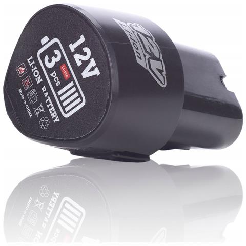 Batteria 12v 1,5ah Li-ion - Alta Capacità E Durata | Compatibile Con Utensili Serie Animal S | Ricarica Rapida E Compattezza - Foto 3