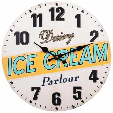 Orologio Da Parete Bianco 34x34x3,8h - Foto 1