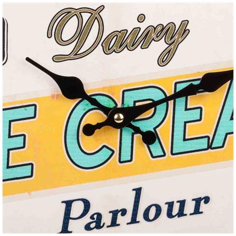 Orologio Da Parete Bianco 34x34x3,8h - Foto 2