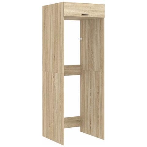 Mobiletto per lavatrice con porta Sonoma 67,5 x 68 x 200 cm - Foto 1