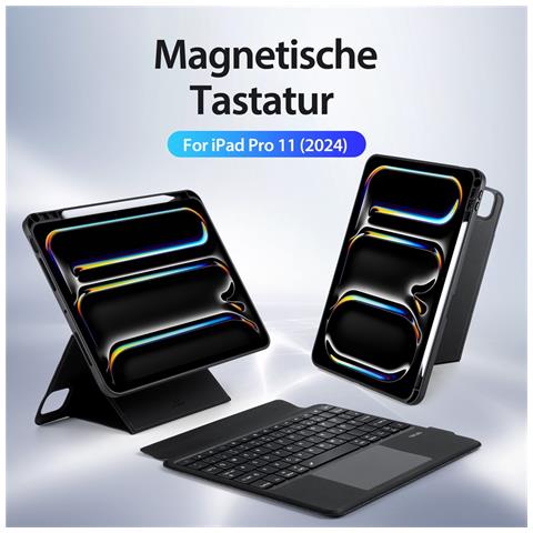 Custodia con Tastiera per Apple iPad Pro 11 - Pelle - Foto 4