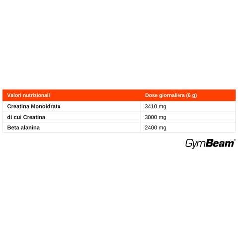 Creatina Monoidrato Con Beta-alanina Senza Aroma 500 G - Foto 2