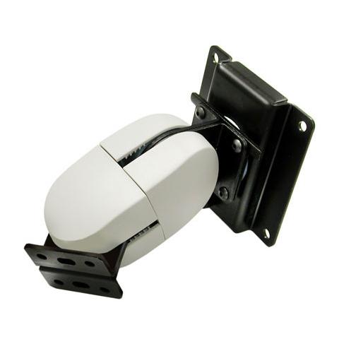 Serie 100 montaggio diretto a parete - snodo doppio - (nero / grigio) - per LCD inf. ai 22,9" - Foto 2