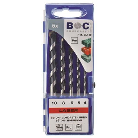 Assortimento Punte Da Muro Con Inserto In Metallo Duro Din 8039 - 5 Pezzi - Foto 1