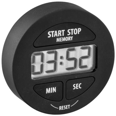 Timer Elettronico e Cronometro Nera LR44 38.2022.01 - Foto 1