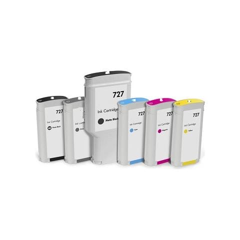 Black Photo Compa Hp T1500,t2500,t920,t930-130ml#727 - Foto 1