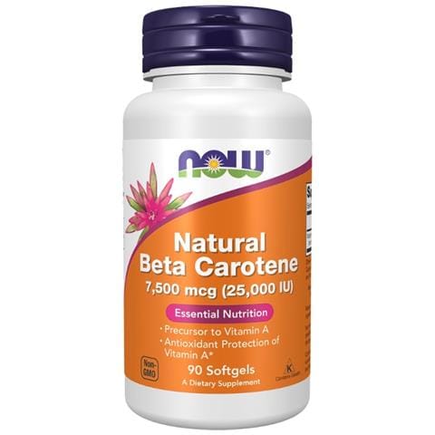 Natural Beta Carotene, 25.000 Iu 90 Softgels - Vitamine - Foto 2