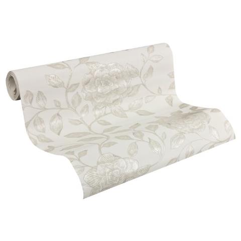 Carta Da Parati In Tessuto Non Tessuto Private Glam, Con Motivo Floreale, 945129 - Foto 1