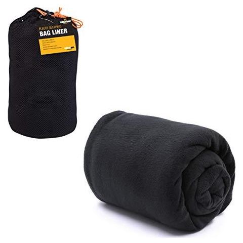 26020 Fleece Sacco A Pelo Fodera-nero L220 X W85cm - Foto 1