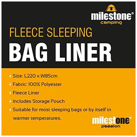 26020 Fleece Sacco A Pelo Fodera-nero L220 X W85cm - Foto 4