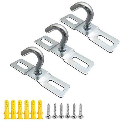 3 Confezione Gancio Del Soffitto 68 Millimetri Soffitto Base Plate Luce Lampadario Viti Gancio Mount Heavy Duty Ferro Zincato A Sospensione Raccordo Per Holder Europea Ikea Lampade Ventilatori A Soffitto Fiore Cestino Decorazione - Foto 1