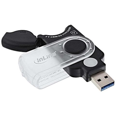 66772I, MMC, MMC Mobile, MMC+, MMCmicro, MicroSD (TransFlash) , MicroSDHC, MicroSDXC, MiniSD, MiniSDHC, RS-MM, USB 3.0, Windows XP Home, Mac OS X 10.5 Leopard, Mac OS X 10.6 Snow Leopard, Mac OS X 10.7 Lion, Mac OS X 10.8 Mountain Lion, , Nero - Foto 1