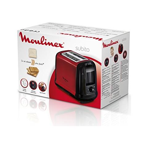 Tostapane LT260D11 a 2 Fette Potenza 850 W Colore Nero / Rosso - Foto 4