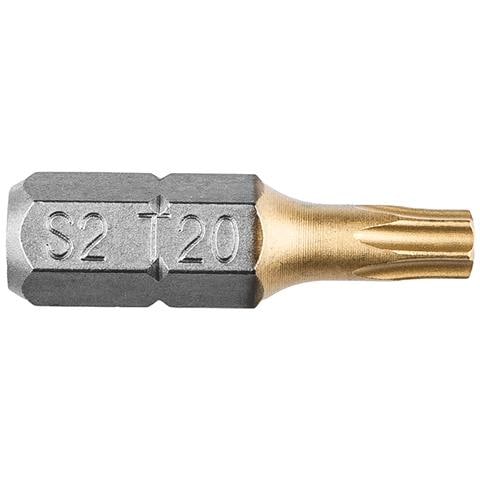 Bit Torx T20, 25mm S2 Tin, 2 Su Blister - Foto 3