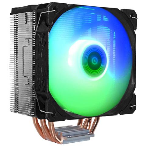 Dissipatore Aria Ena 180W TDP 4 Heatpipes 1*Fan 120mm ARGB PWM - Foto 1