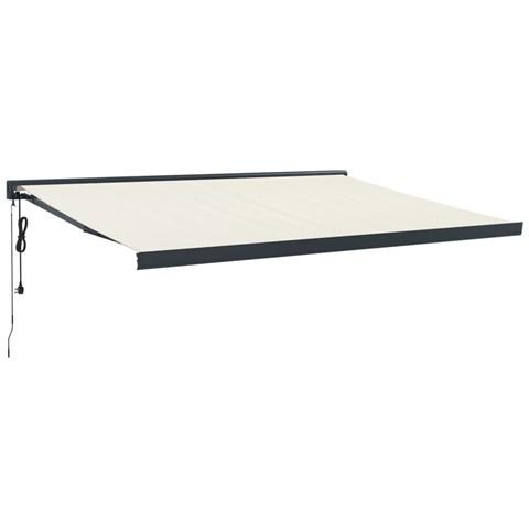 Tenda Da Sole Retrattile Crema 4x3 M In Tessuto E Alluminio - Foto 1