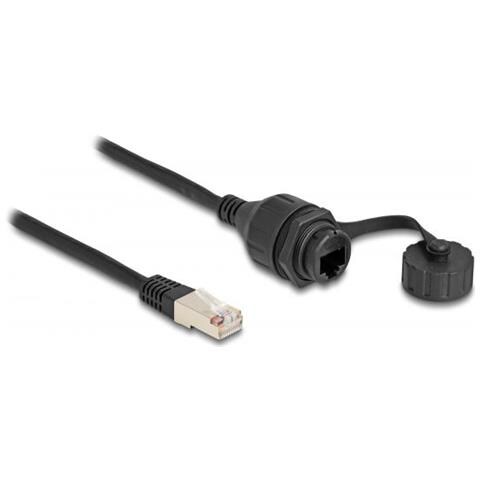 87893 Cavo Di Rete Nero 0,2 M F /utp (ftp) - Foto 1