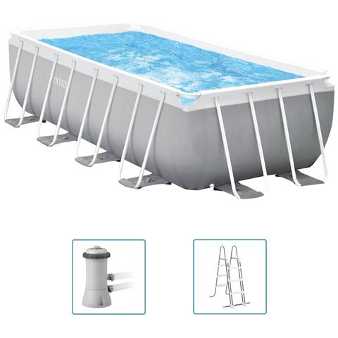 Set Piscina Prism Frame Rettangolare 400x200x122 Cm - Foto 1