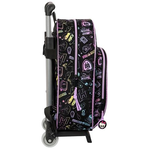 Trolley Per La Scuola Monster High Nero 28 X 34 X 10 Cm - Foto 2