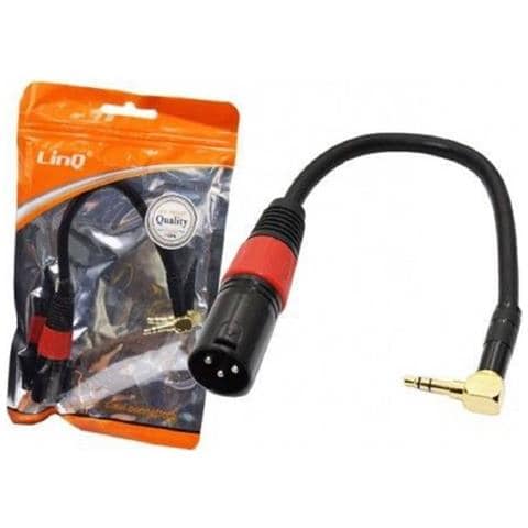 Trade Shop - Cavo Adattatore Audio Da Xlr Maschio A Jack Da 3,5 Mm Maschio Angolato Kl-9223 - Foto 1