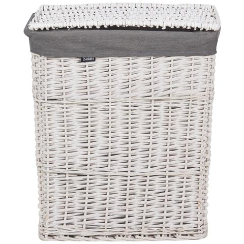 Set Di 5 Cestini Ella Legno Di Salice Bianco 50/86 L - Foto 6