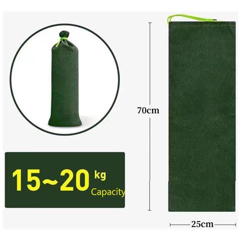 Sacchi Di Sabbia Resistenti Per Il Controllo Delle Inondazioni - Sacchi Di Sabbia In Tela  M - Foto 2